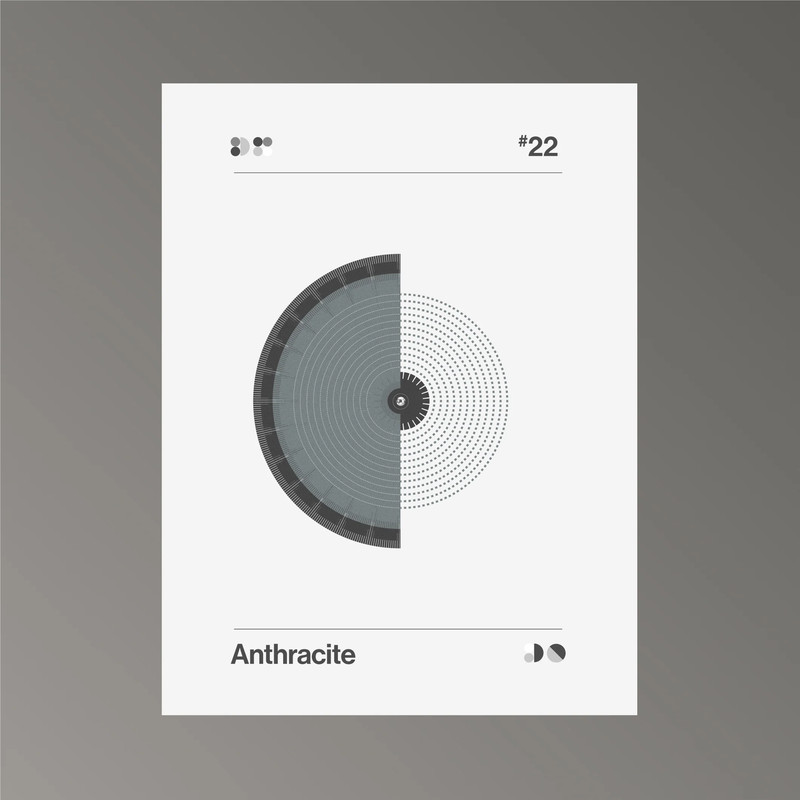 Anthracite Fine Art Print - Size:12x16in